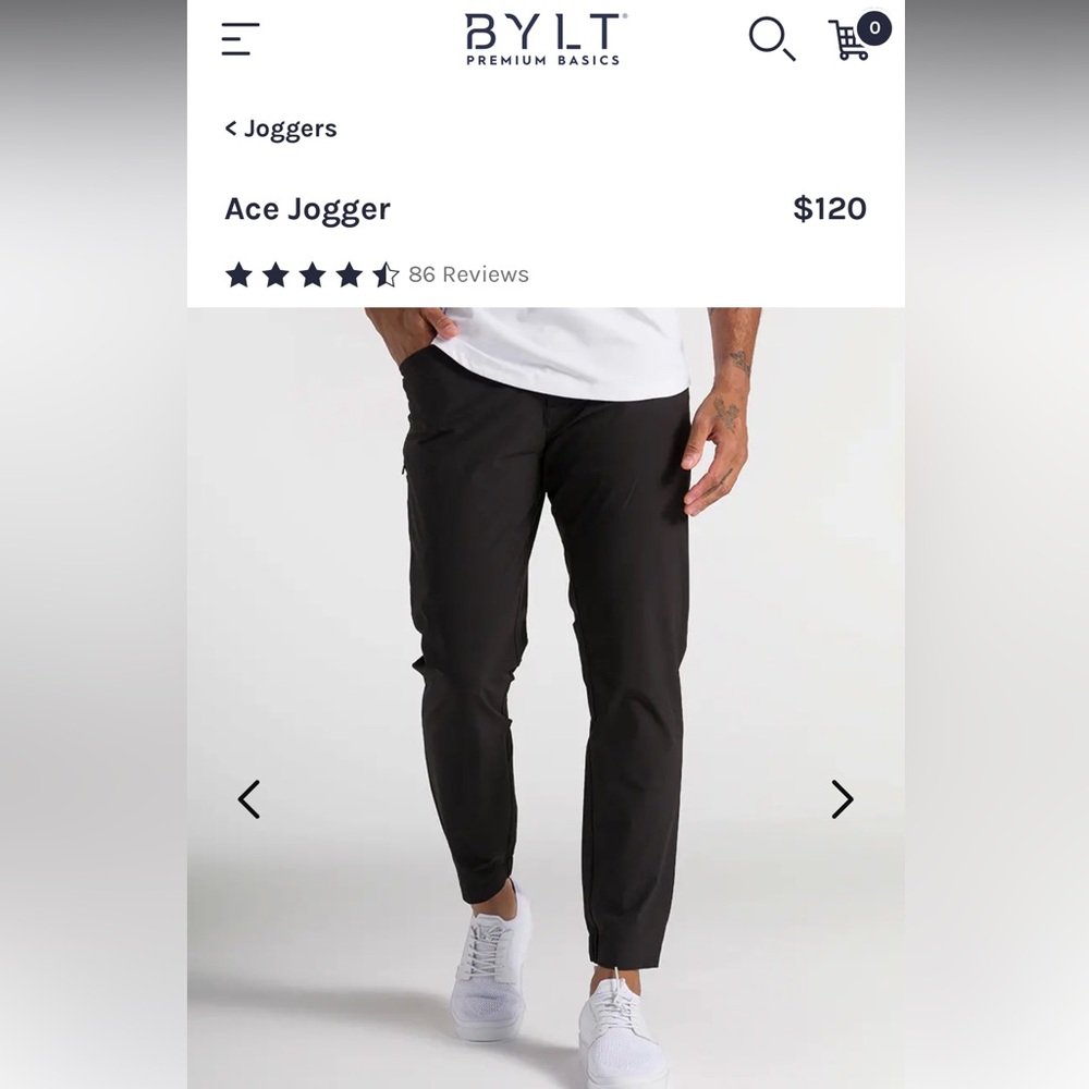 COPY - BRAND NEW IN BAGS!!! Men's BYLT Ace Joggers!